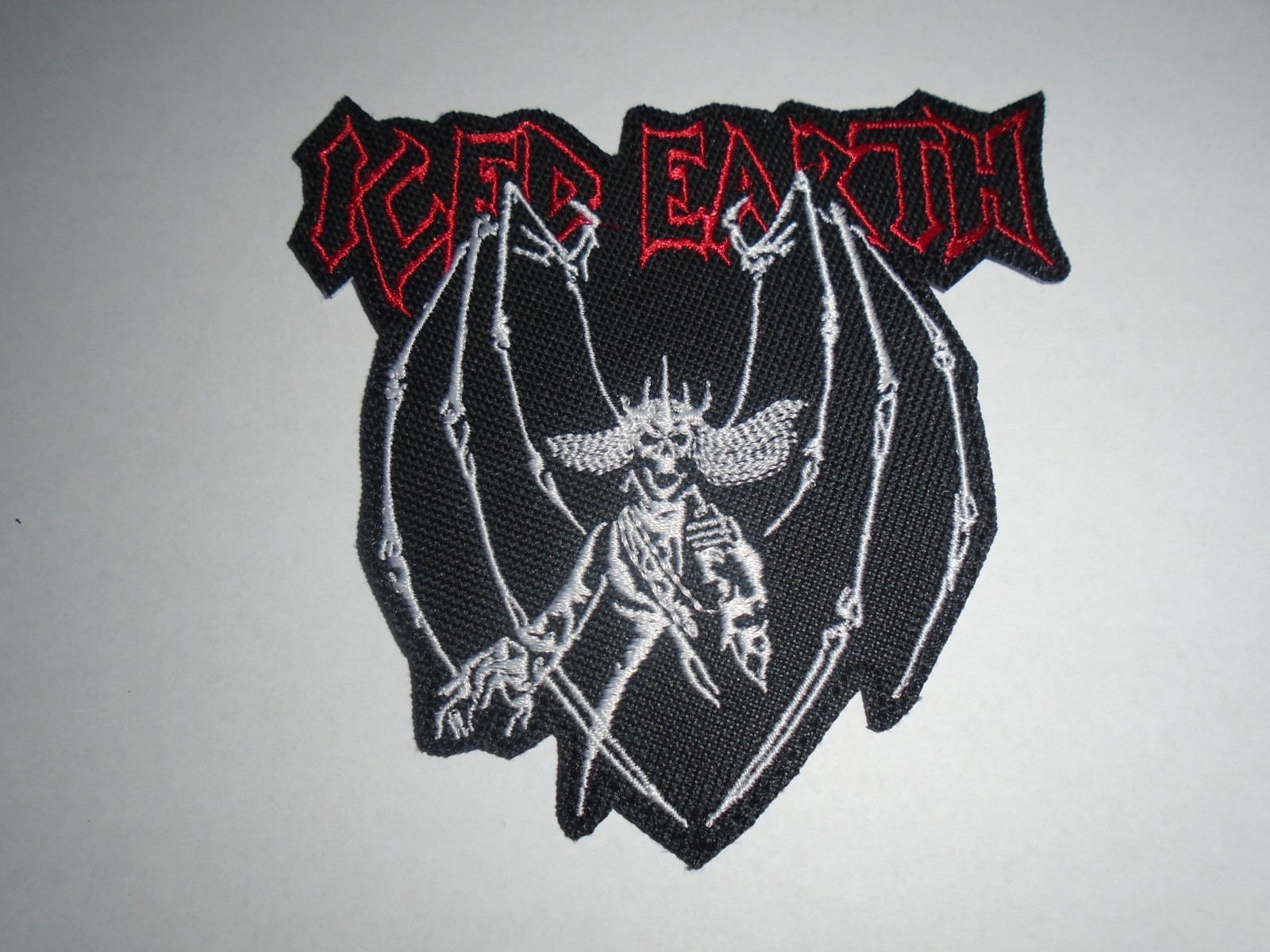 ICED EARTH IRON ON EMBROIDERED PATCH