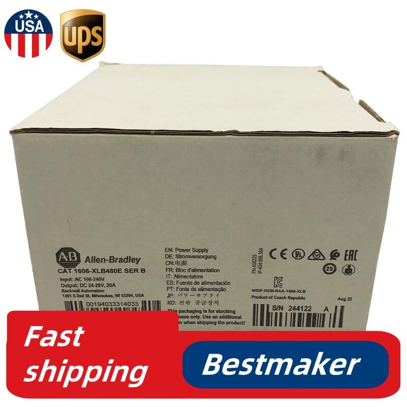 1606-XLB480E New AB Factory Sealed XLB Power Supply 480W 24VDC 20A