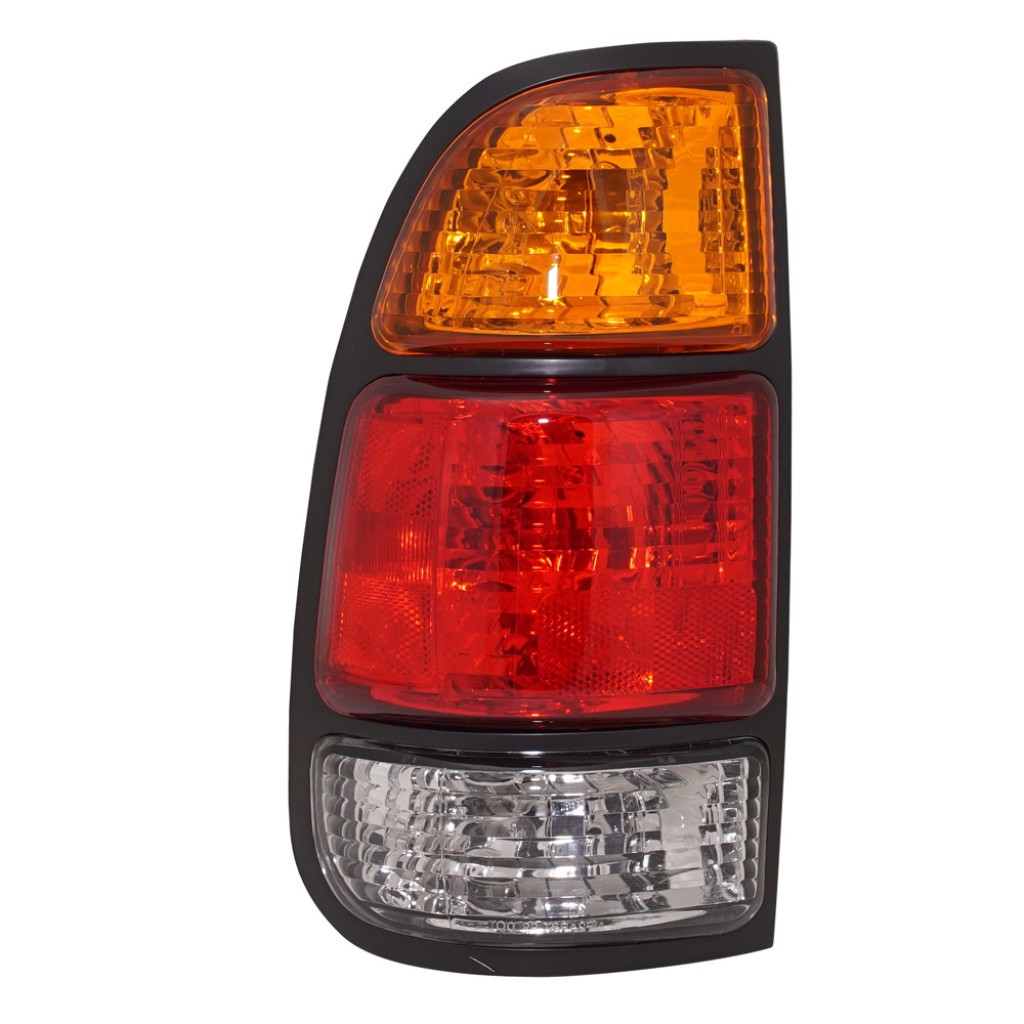 TO2800129 Fits 2000-2006 Toyota Tundra Rear Tail Light Driver | Amber/Red Lens