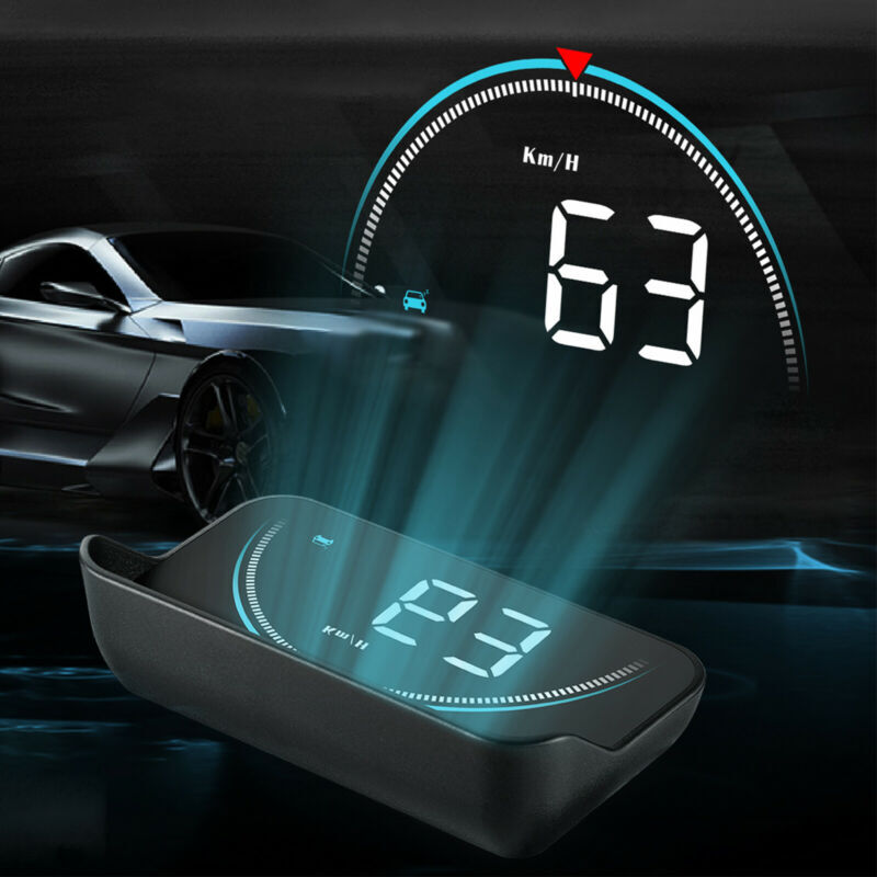 M8 OBD2 Car Projector, MPH Speedometer 3.5 Inch Screen High Definition Display