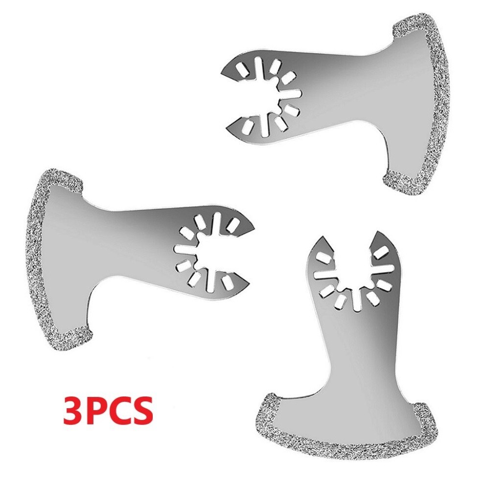 Professional Oscillating Multi Tool Diamond Blades for Grout Removal 3pcs Set