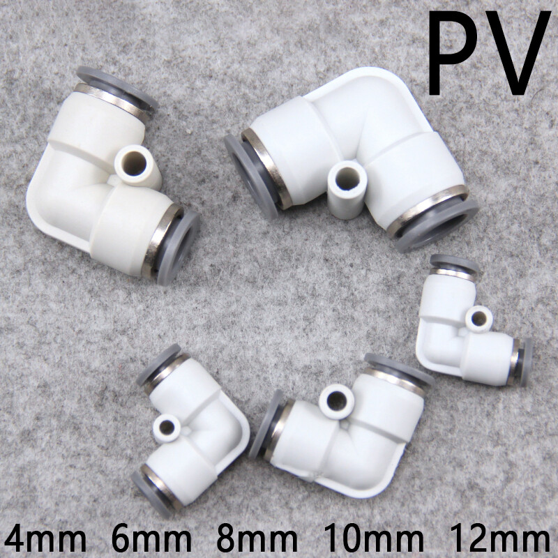4-6-8-10-12mm Pneumatic Push Fit Connector Tube Pipe Joiner Air Water Lines Hose