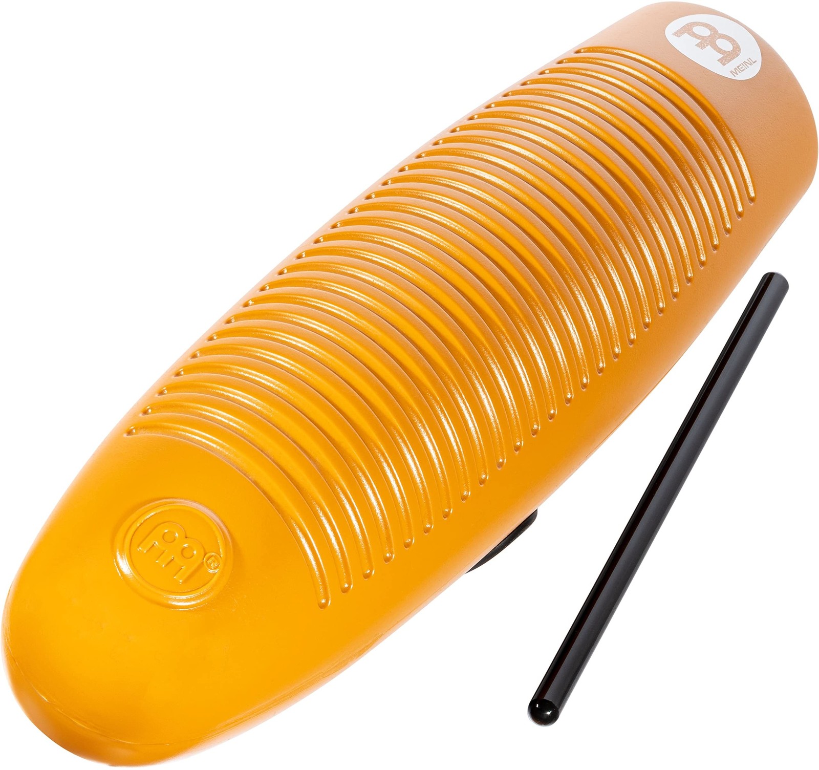Turbo Guiro with Scraper, Three Sound Zones — NOT MADE IN CHINA — Gr