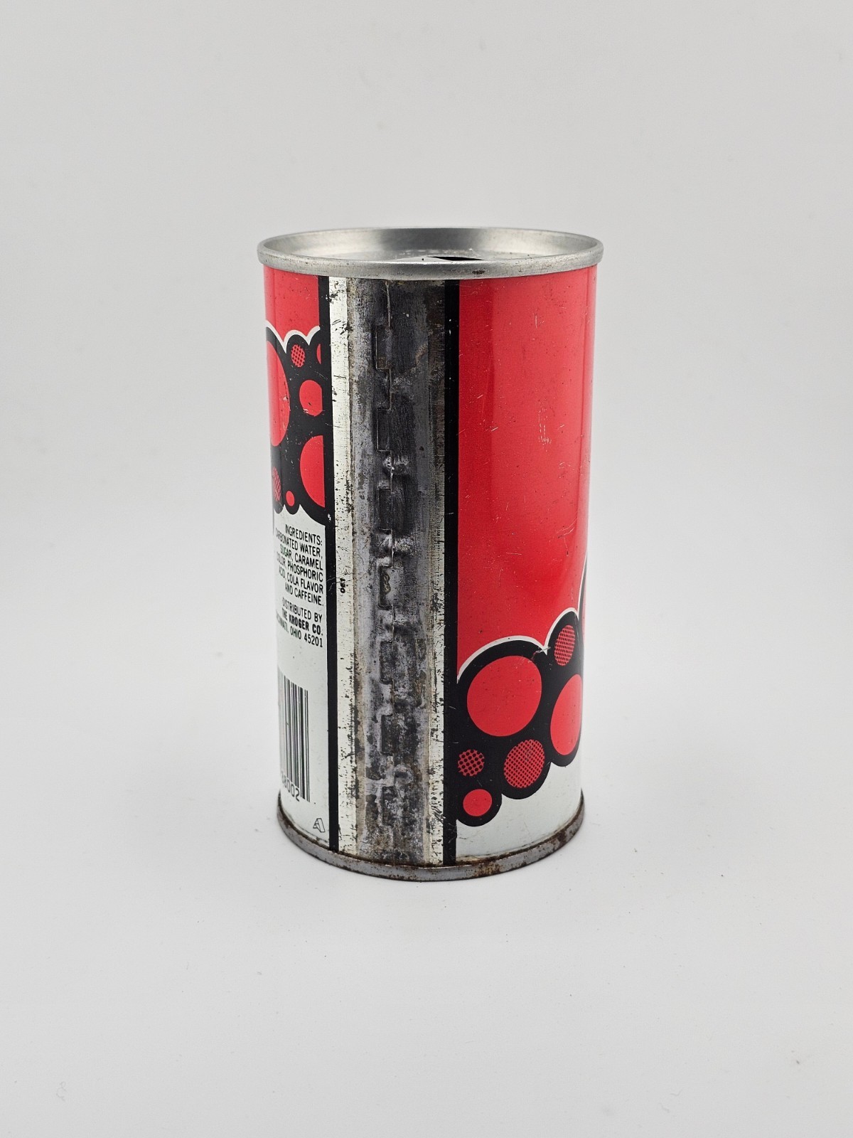 Vintage Steel Pull Tab Big K Cola Soda 12 oz Empty Can