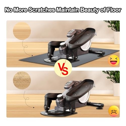 Non-Slip Mat, Apply to Under Desk Elliptical Peddler While Sitting, Perfect