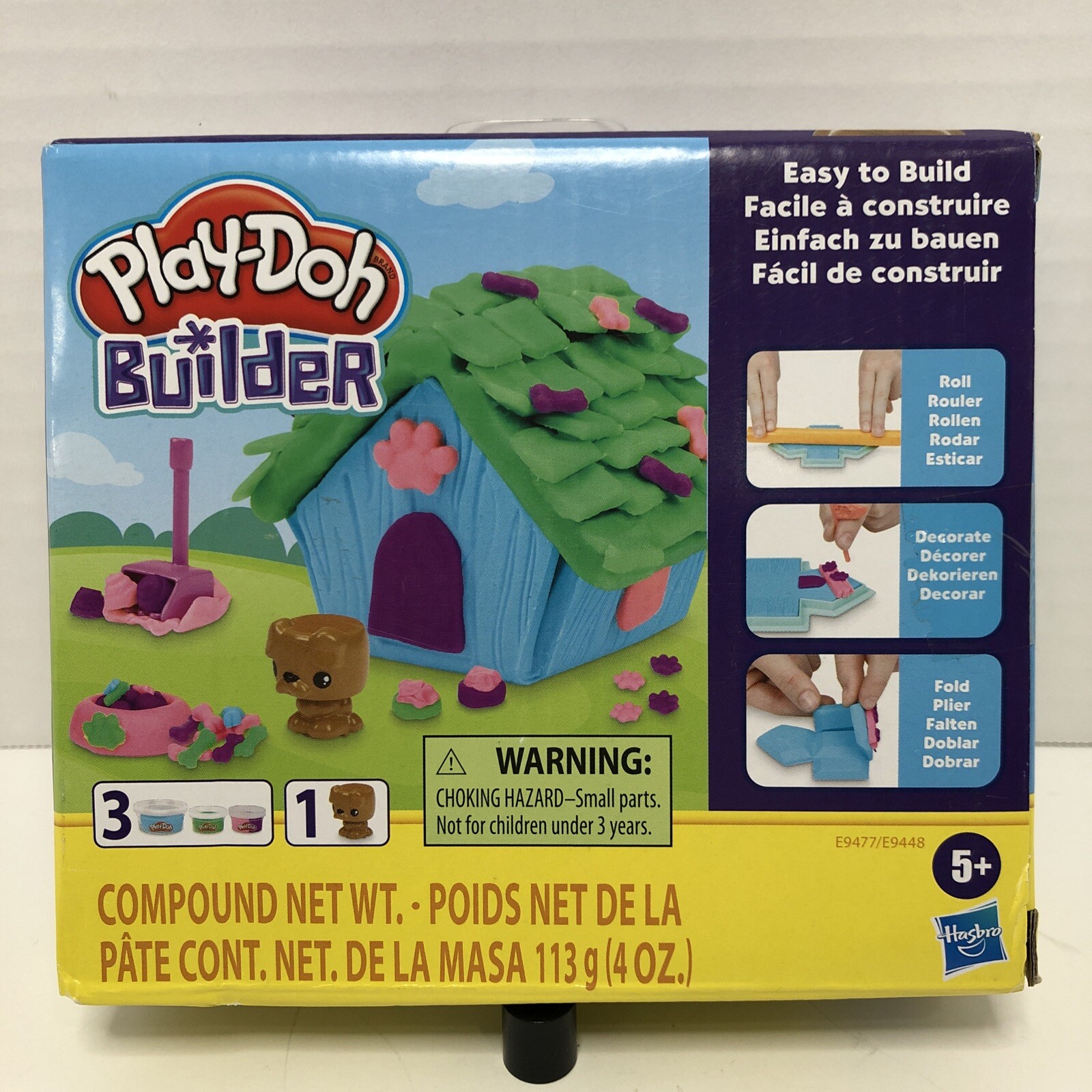Mini Dog & Doghouse Play Set Age 5+ by Play-Doh Builder