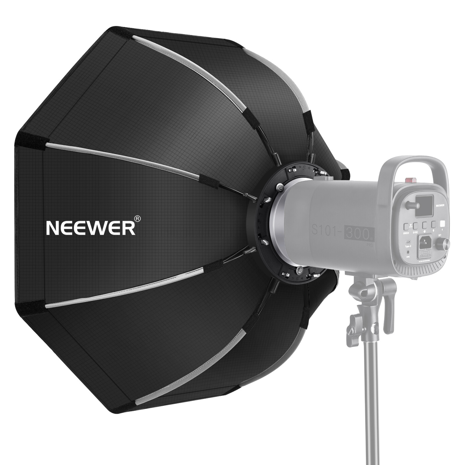 NEEWER 35.4''Octagonal Softbox Quick Release&Bag for Neewer CB60 CB100 CB150