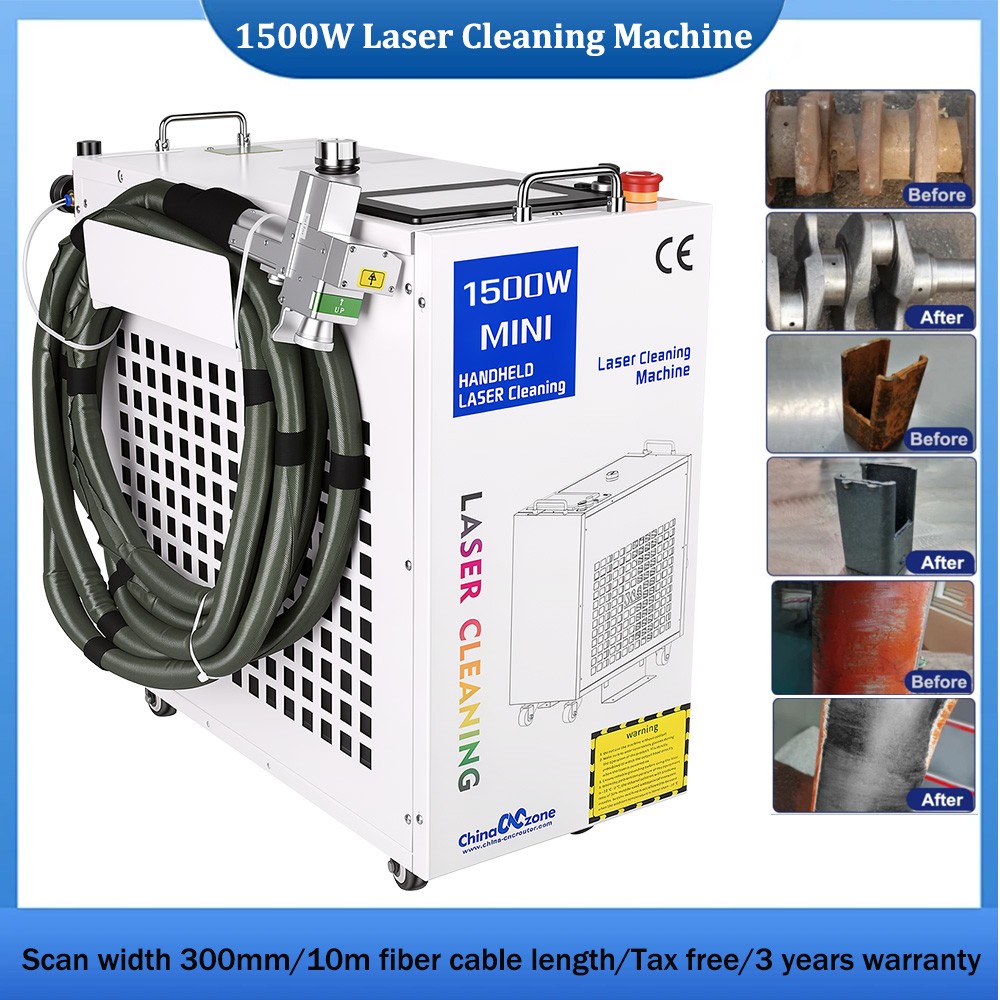 1500W Laser Cleaning Machine Laser Rust Removal Machine Handheld 9cleaning modes