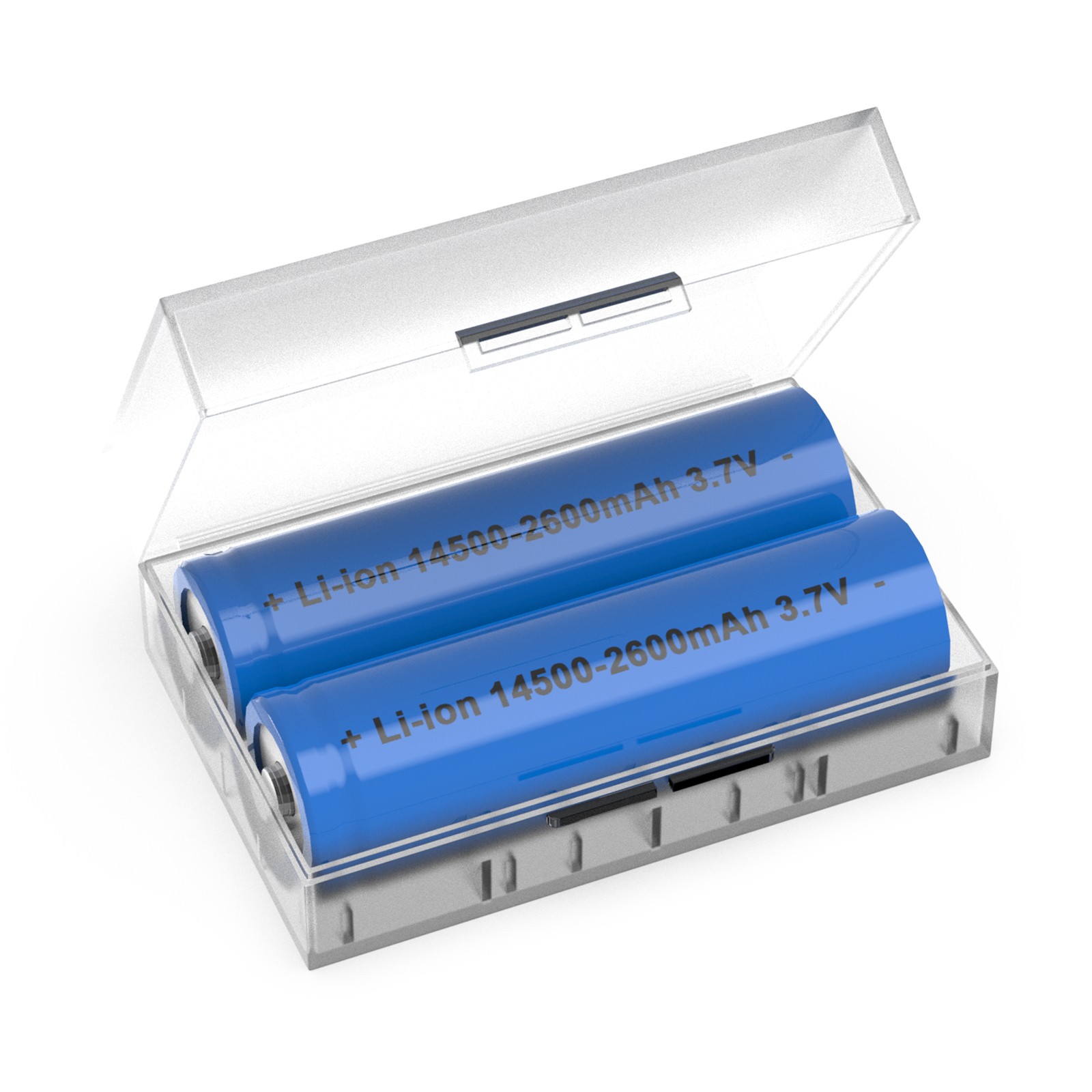 14500 Rechargeable Batteries 2600mAh Li-ion 3.7V AA Size for Flashlights Torches