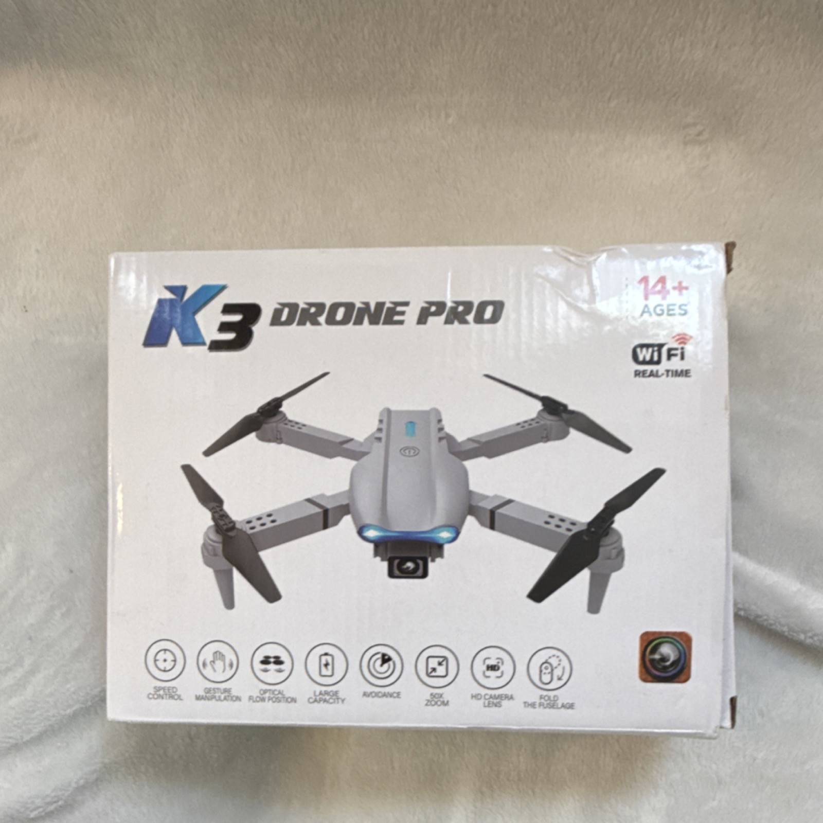 Ourlife K3 Drone Pro Quadcopter E99-K3 HD Camera Gesture Optical Flow Avoidance