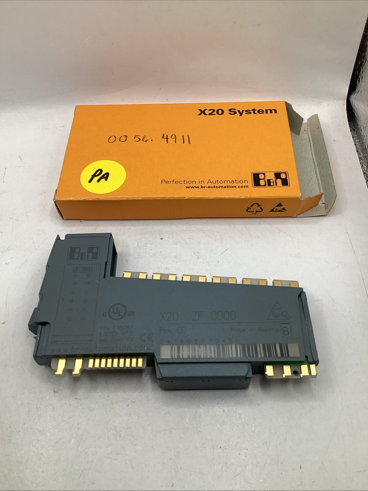 BR Automation X20 System X20 ZF 0000 - Terminal Holder USED  🟡