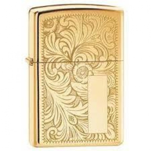 Zippo Regular Brass Venetian, Item 352B, New In Box, Engraved Free