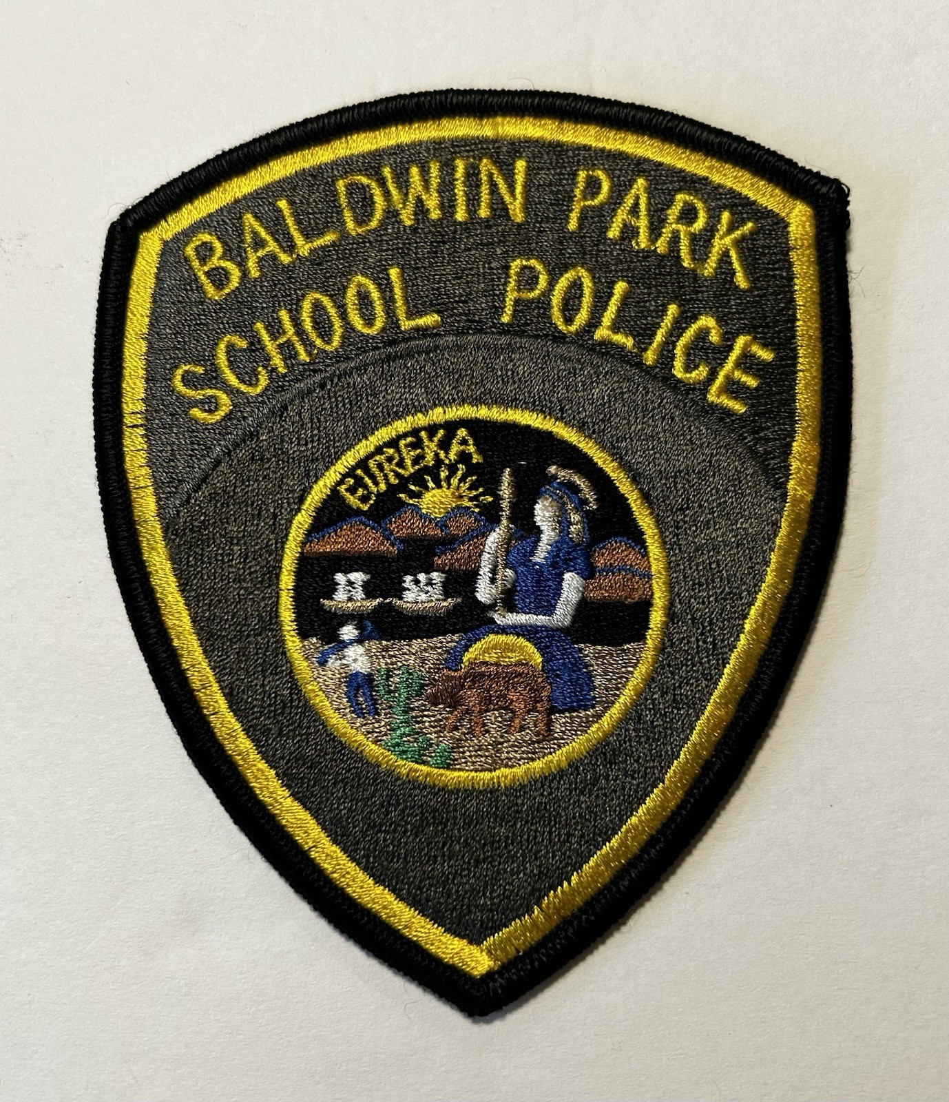 CALIFORNIA CA BALDWIN PARK SCHOOL POLICE PATCH LOS ANGELES COUNTY #PDD47
