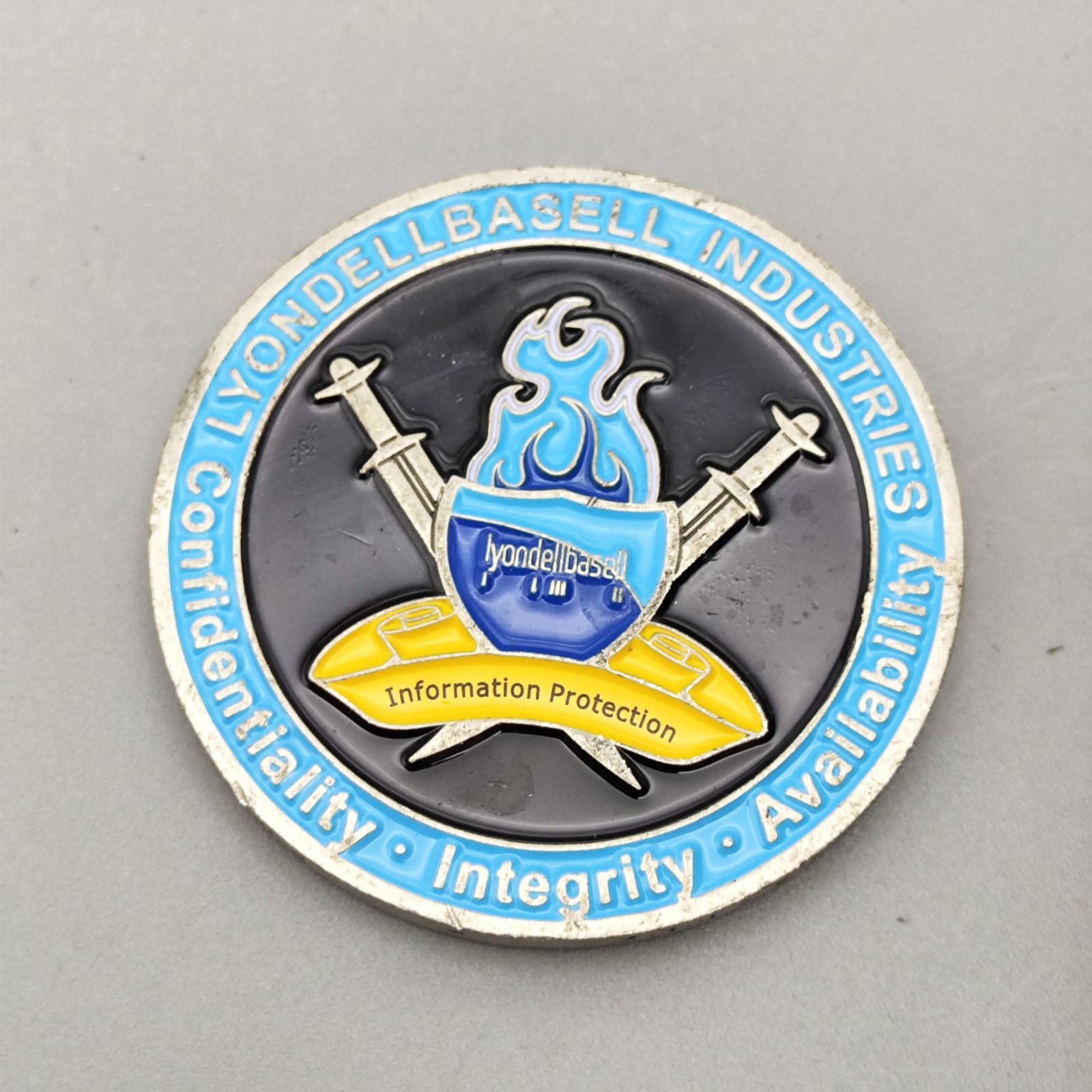 Lyondellbasell Industries Information Protection Challenge Coin