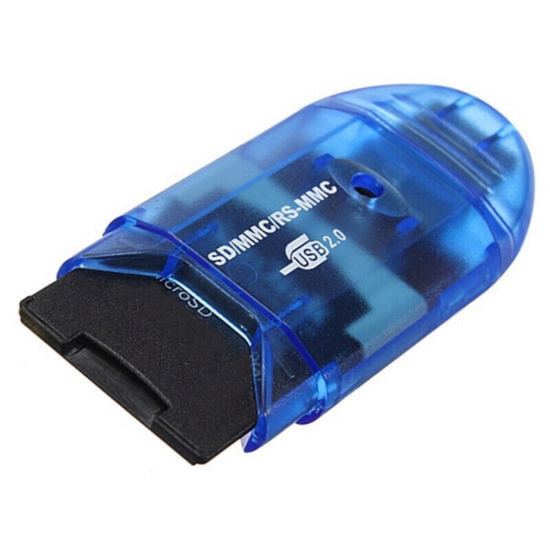 20x USB 2.0 Reader for SD HC SDHC Adaptor Memory Card Writer Adapter Portable