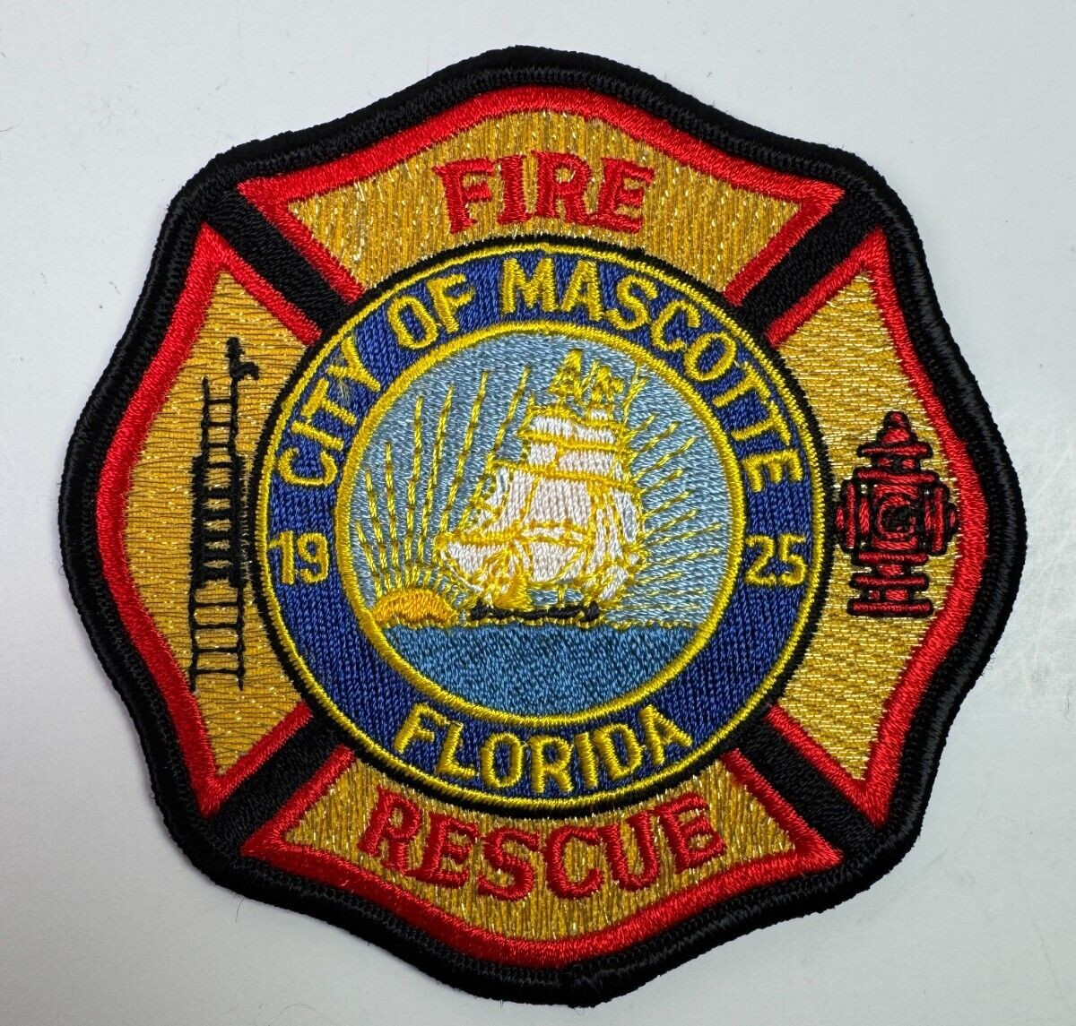 Mascottee City Fire Rescue Florida FL Patch R1