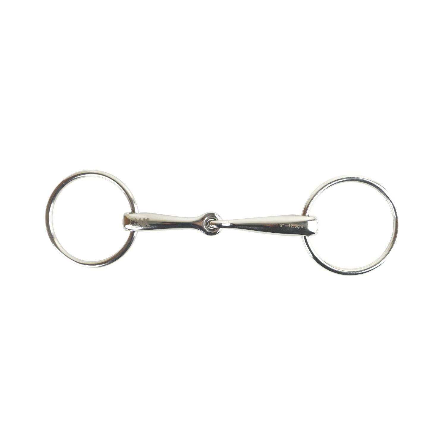 AK Loose Ring, Single Jointed Snaffle Bit in Stainless Steel