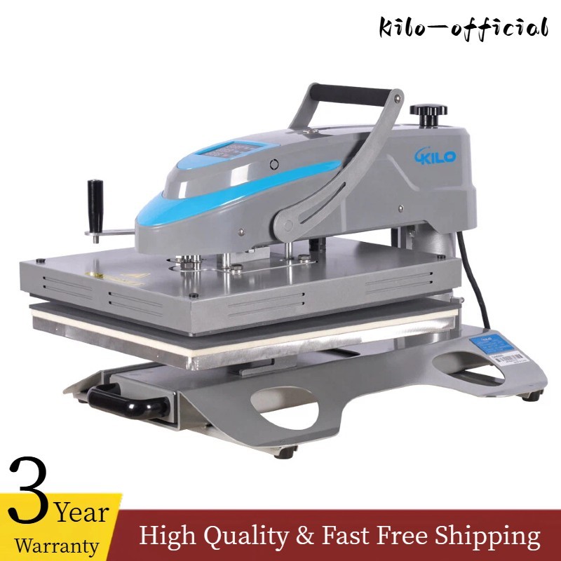 KILO 16"x24" Manual Swing Head Heat Press Machine Infrared Positioning for shirt