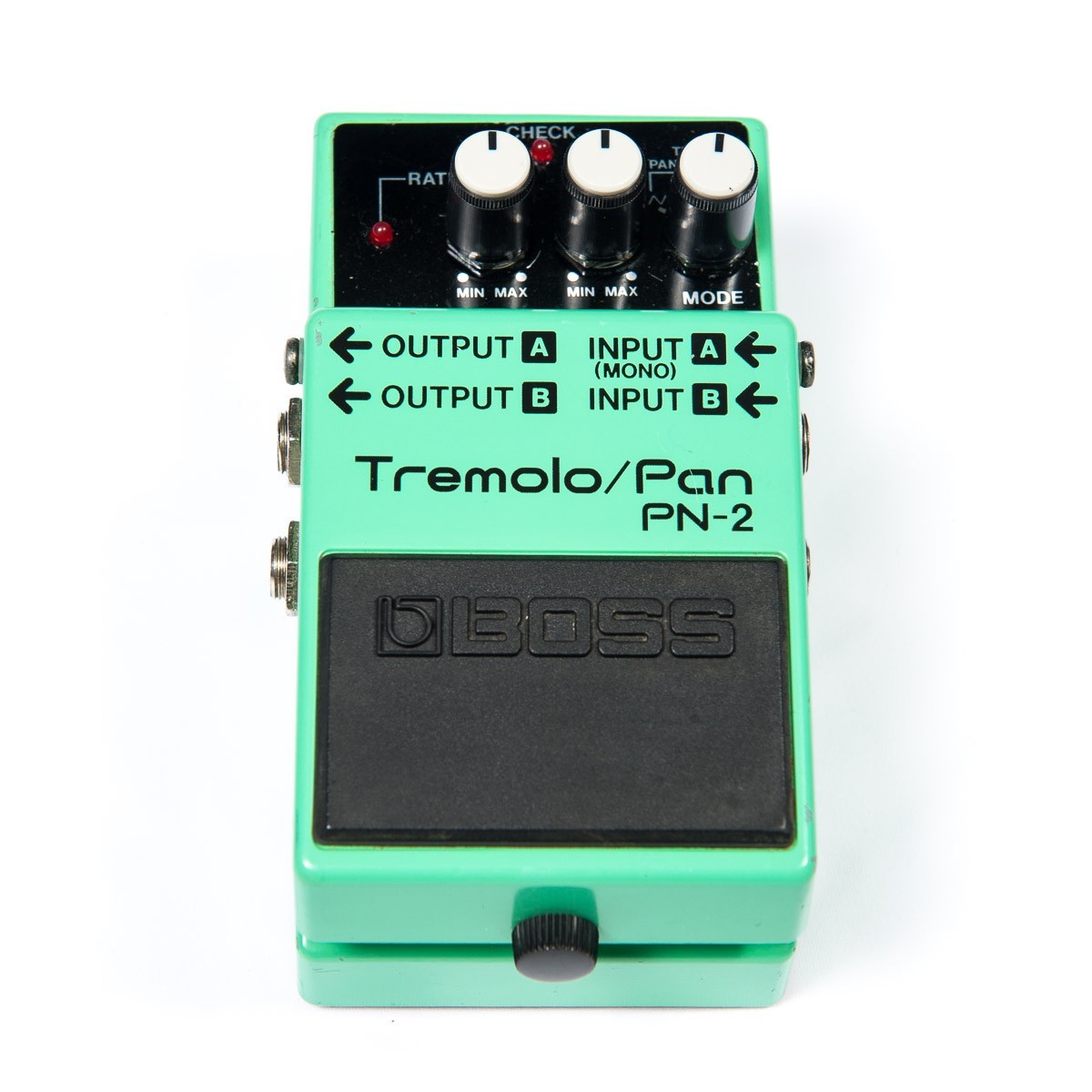 Rare vintage Boss PN-2 Tremolo / Pan stereo trem guitar pedal - 1990 first year!