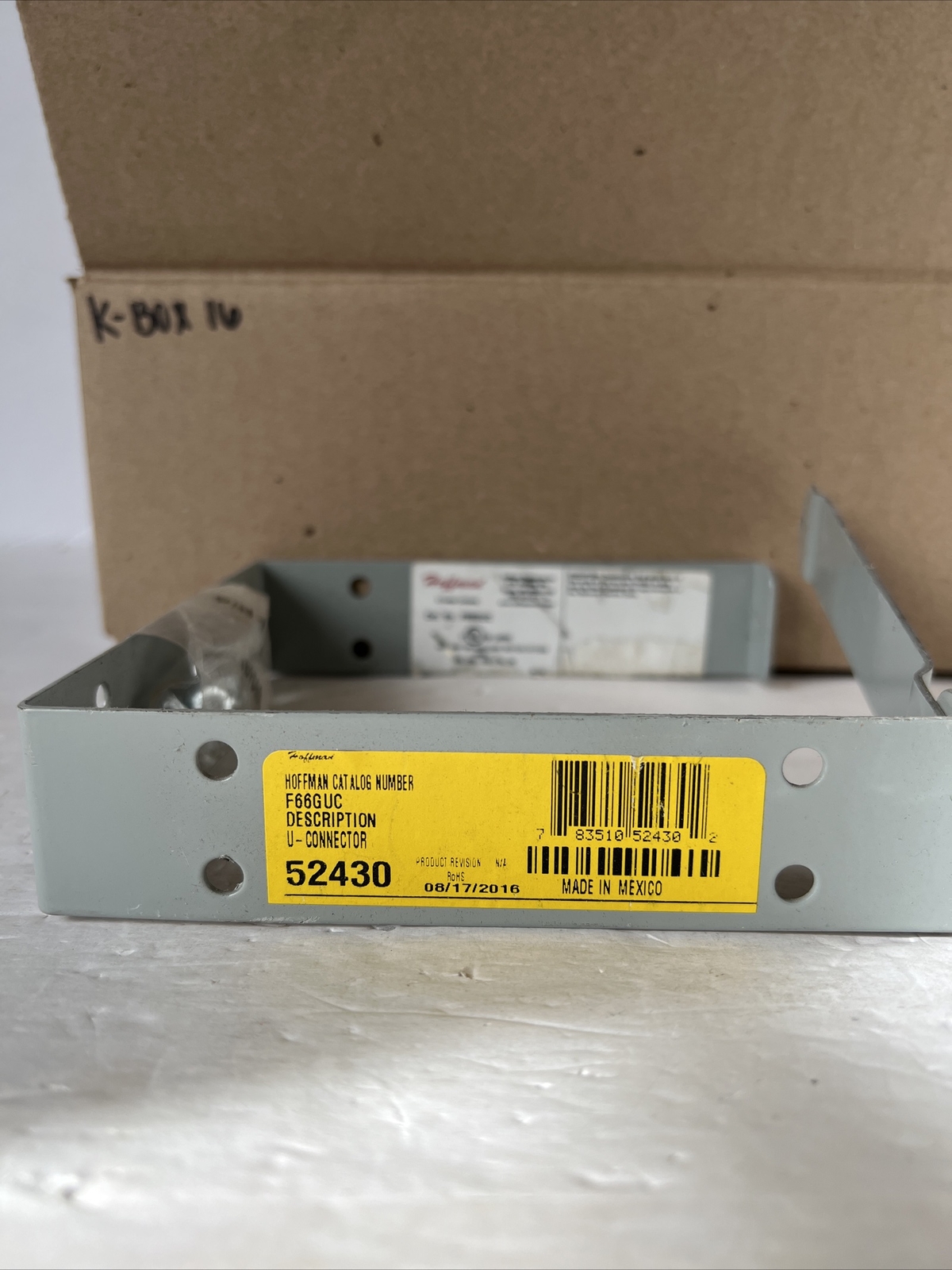 Hoffman F66GUC/SPL Joining Bracket Gray