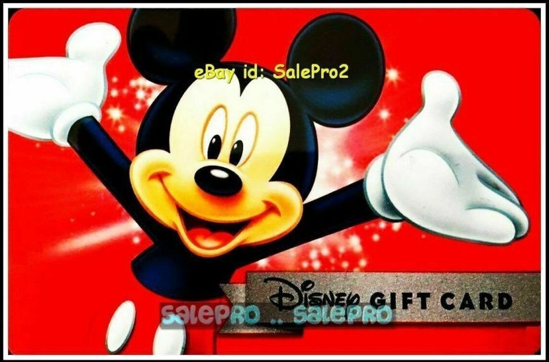 DISNEY 2016 MICKEY MOUSE PARTY CELEBRATION ENGLISH FRENCH COLLECTIBLE GIFT CARD
