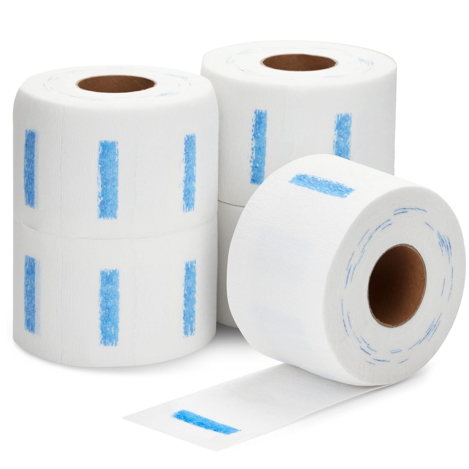 Juvale Barber Neck Tape - 500 Count (5 Rolls), 100 (Pack of 5), White