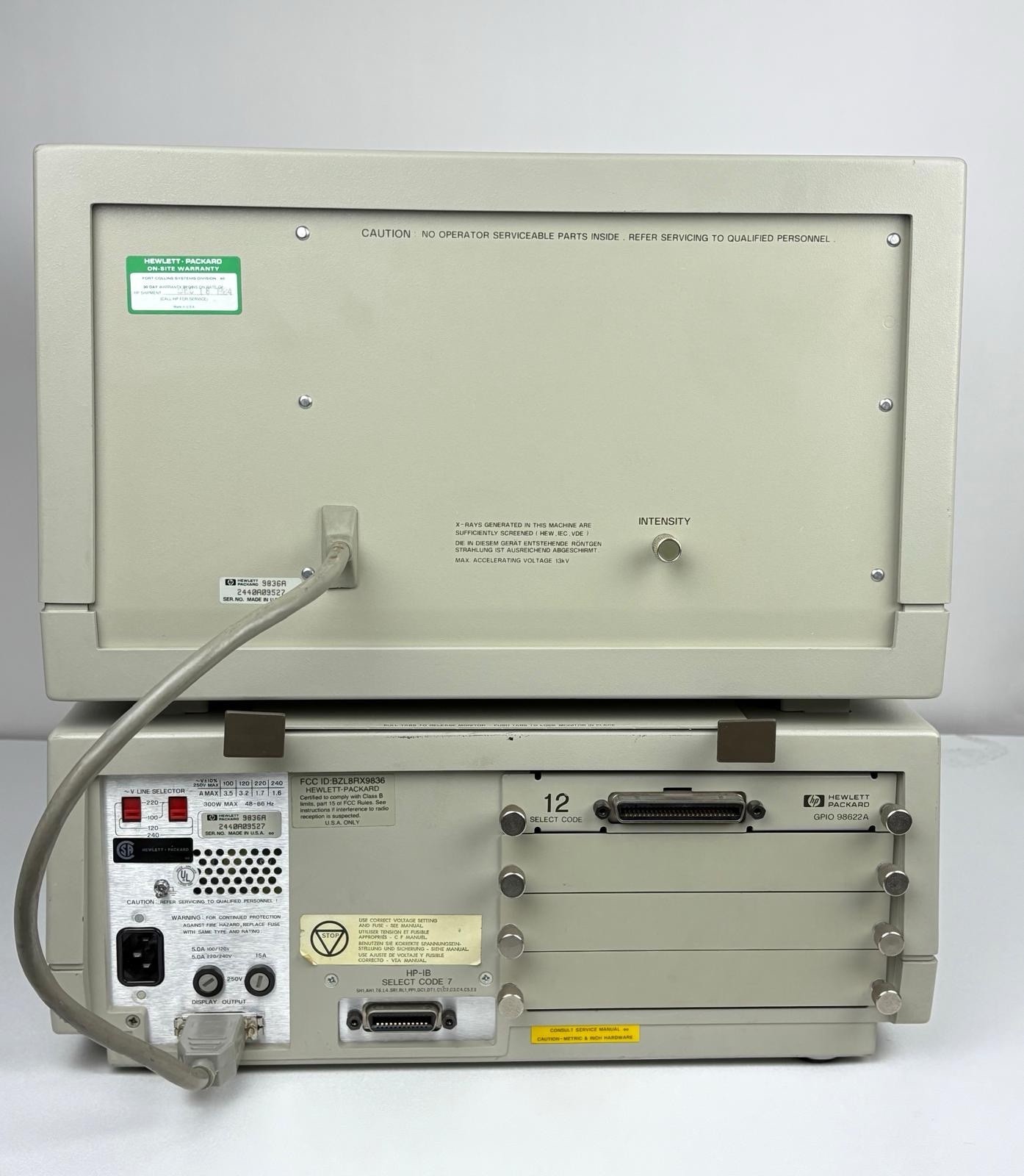 Vintage 1982 Hewlett Packard HP 9836A Computer Model 236