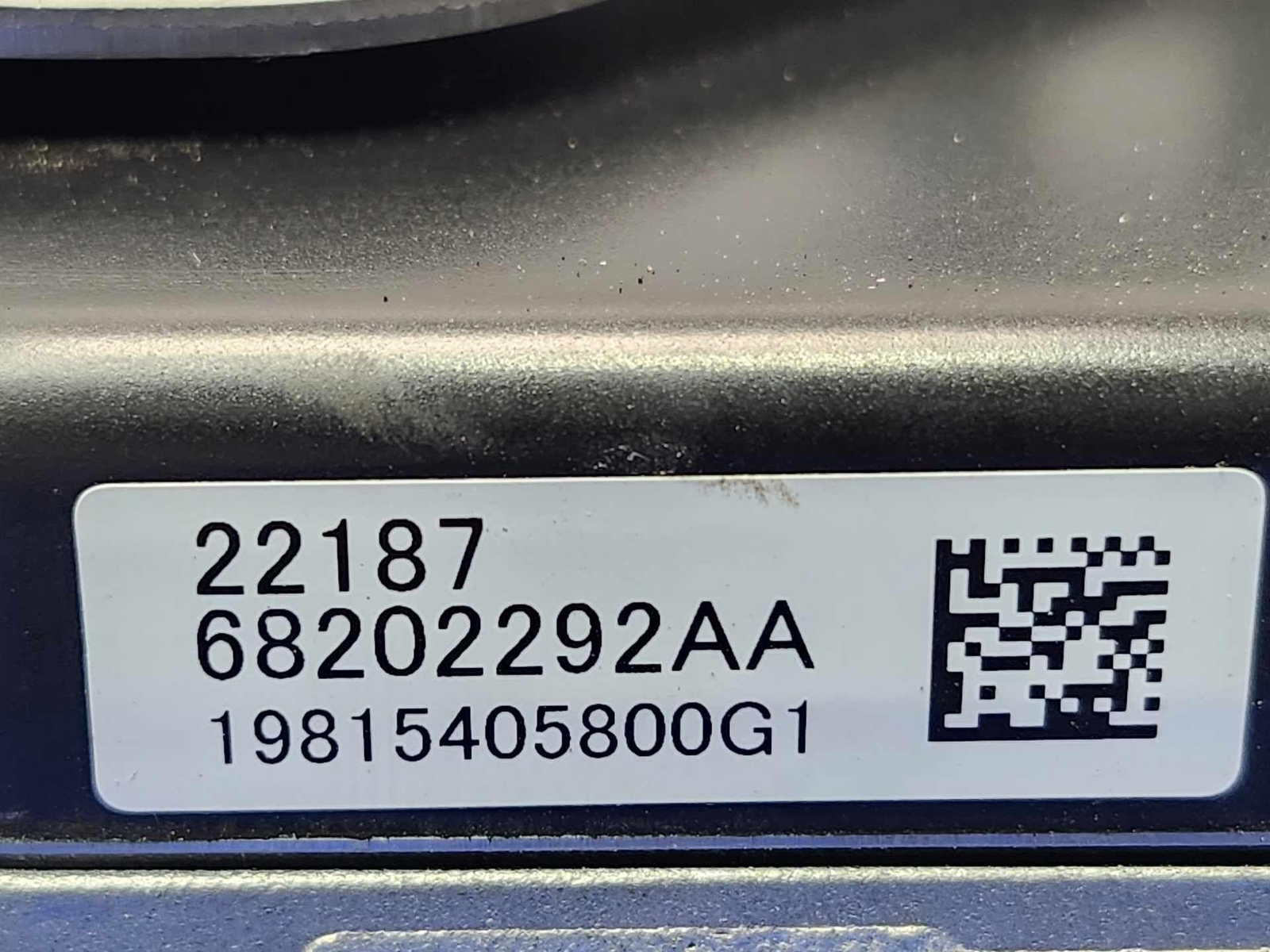 18-22 Jeep Compass Power Inverter Module Genuine OEM 68202292AA