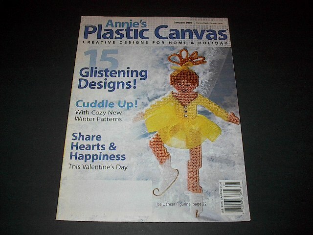 Annie's Plastic Canvas Magazine January 2007  #108  15 Awesome Project Patterns