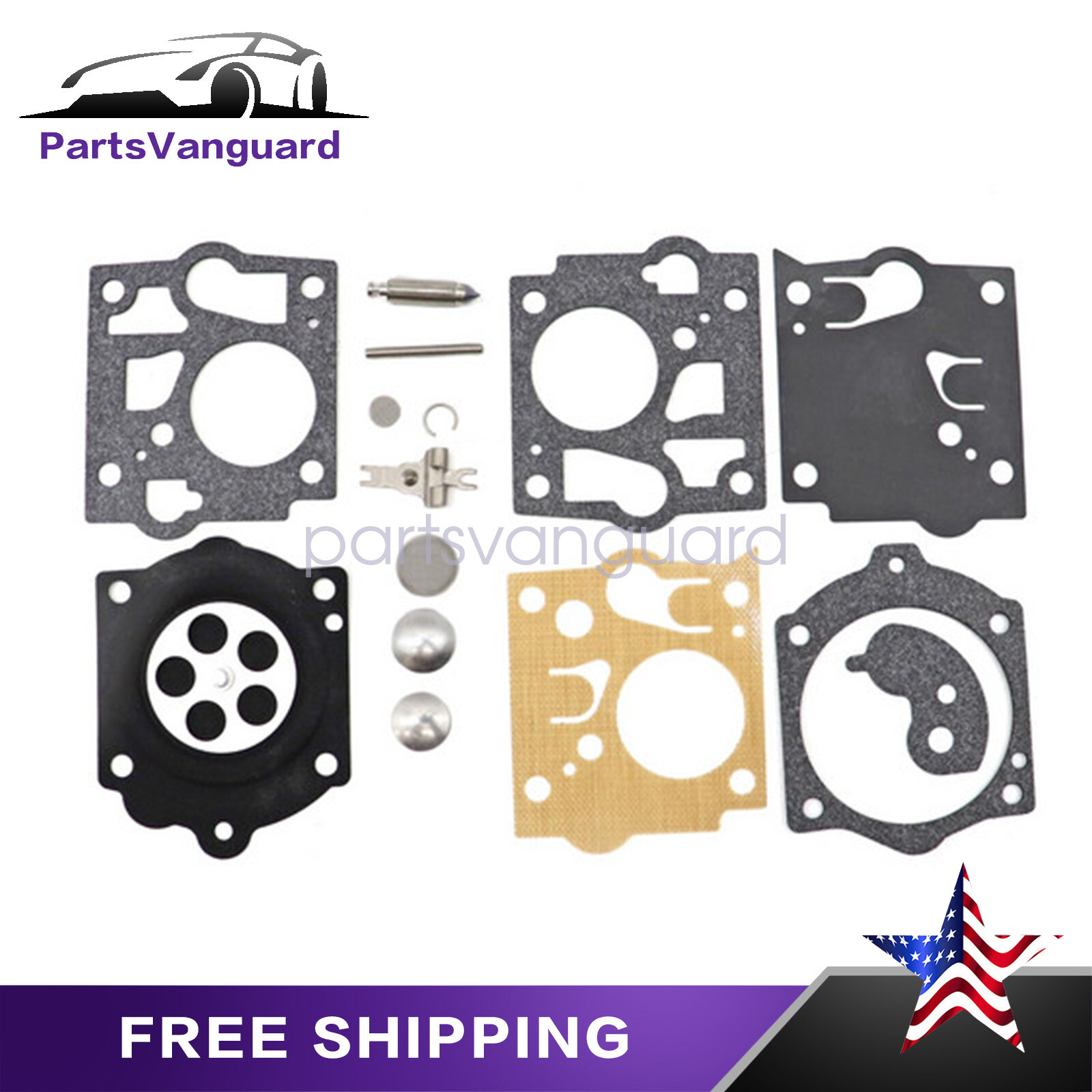 Carburetor Kit fit Walbro Homelite XL-12 Super XL Complete Carb Repair Saw