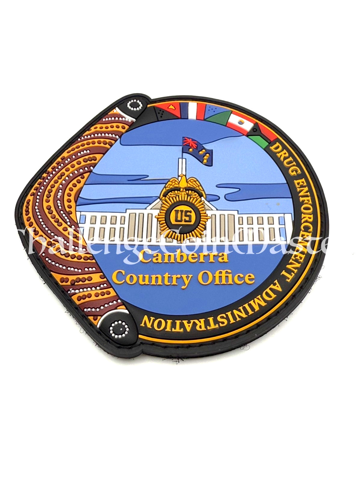 DEA Canberra Country Office Australia Federal Police Drugs Narcotics PVC Patch