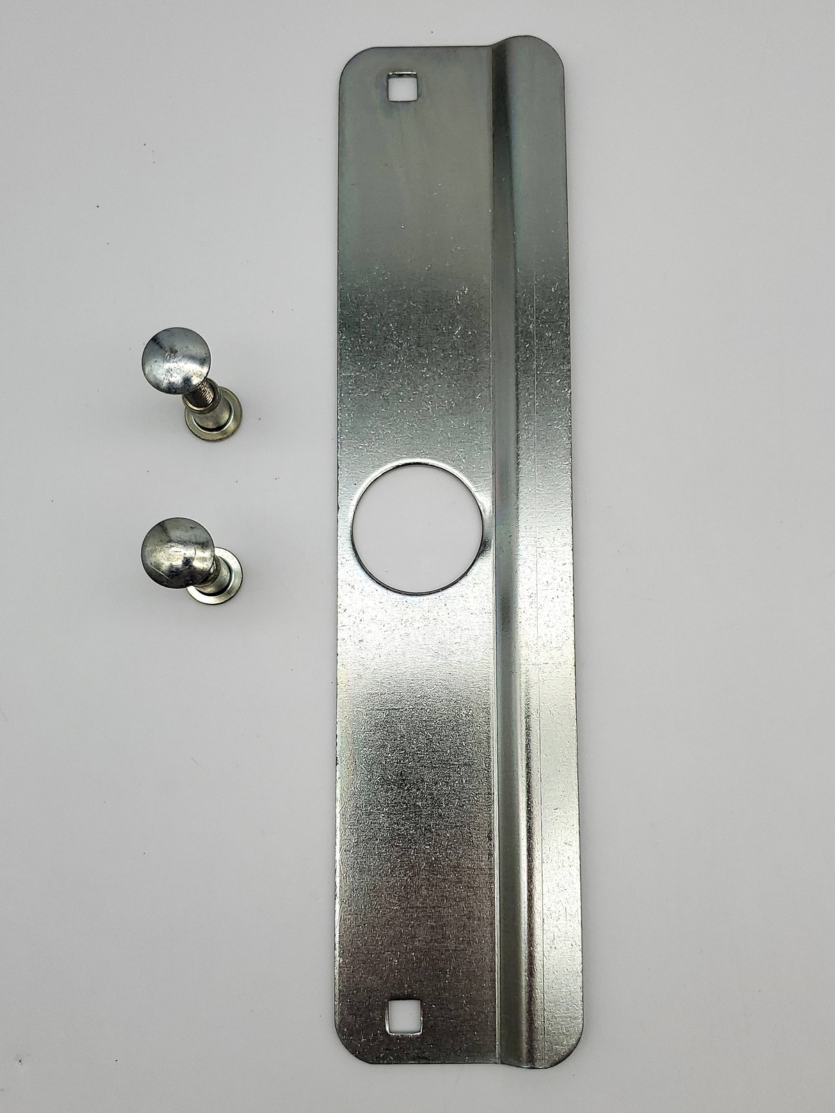 Latch Gard Door Latch Protection Plate 11-5/8" L x 2-5/8" W Zinc Plated LG160