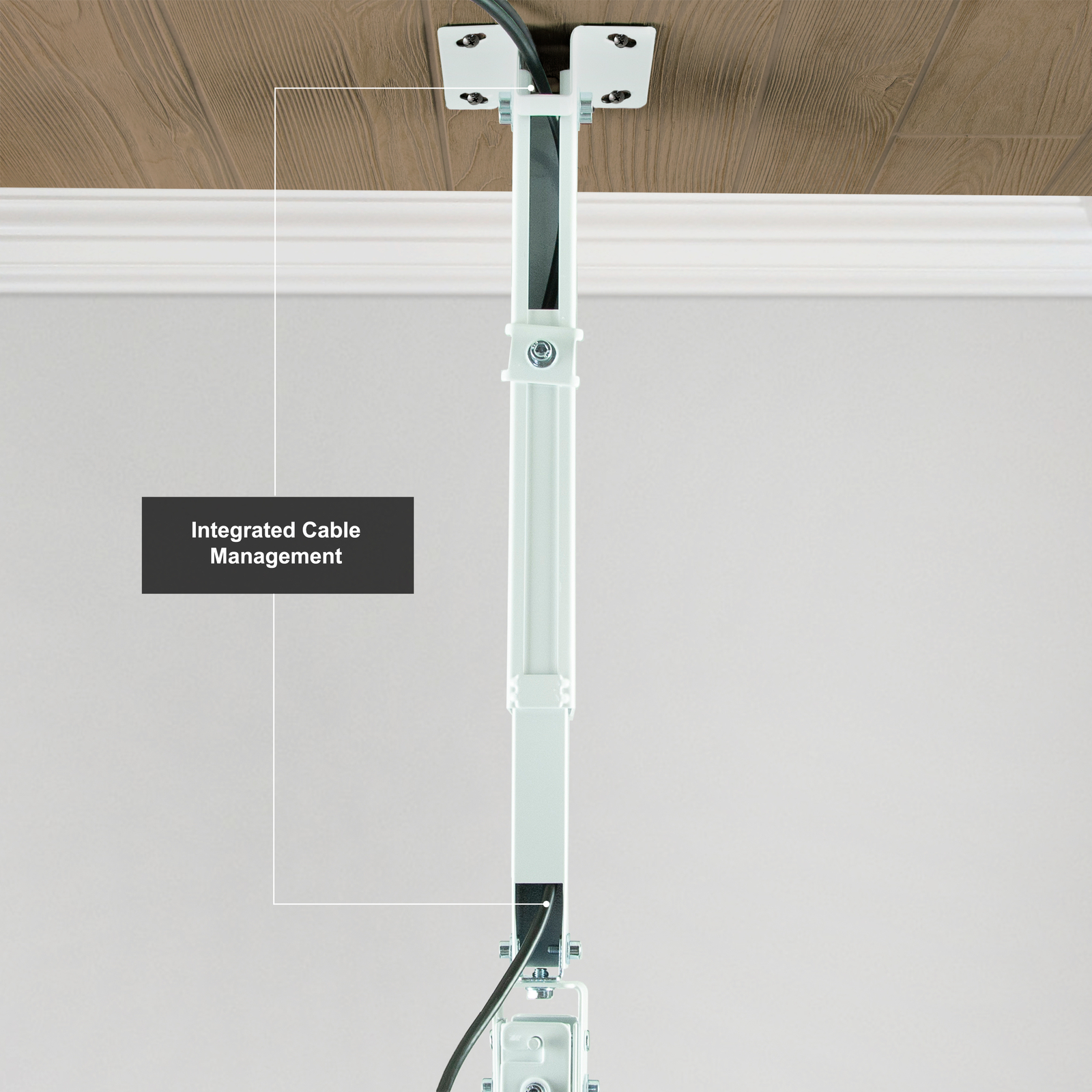 VIVO Universal Adjustable Wall Ceiling Projector Mount Extend Length Projection