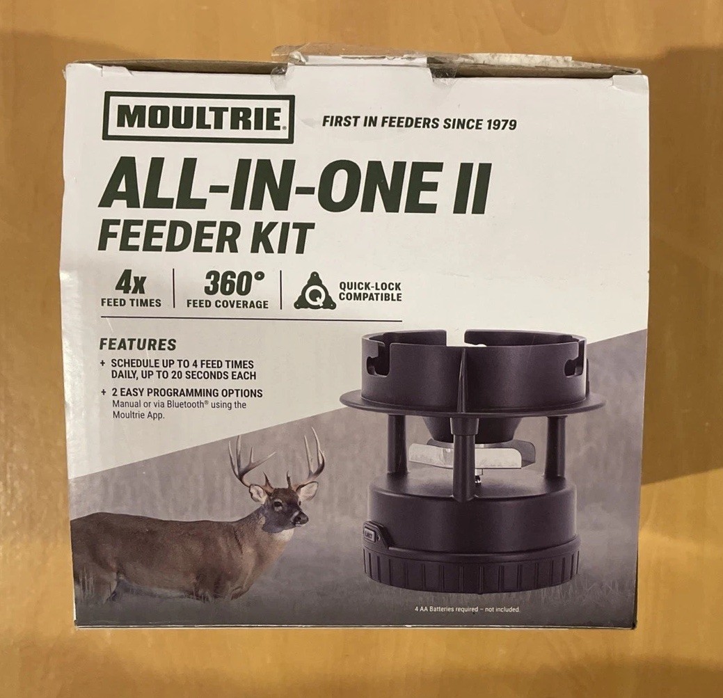 All-In-One II Feeder Kit With Bluetooth Control and 360-Degree Feed Coverage