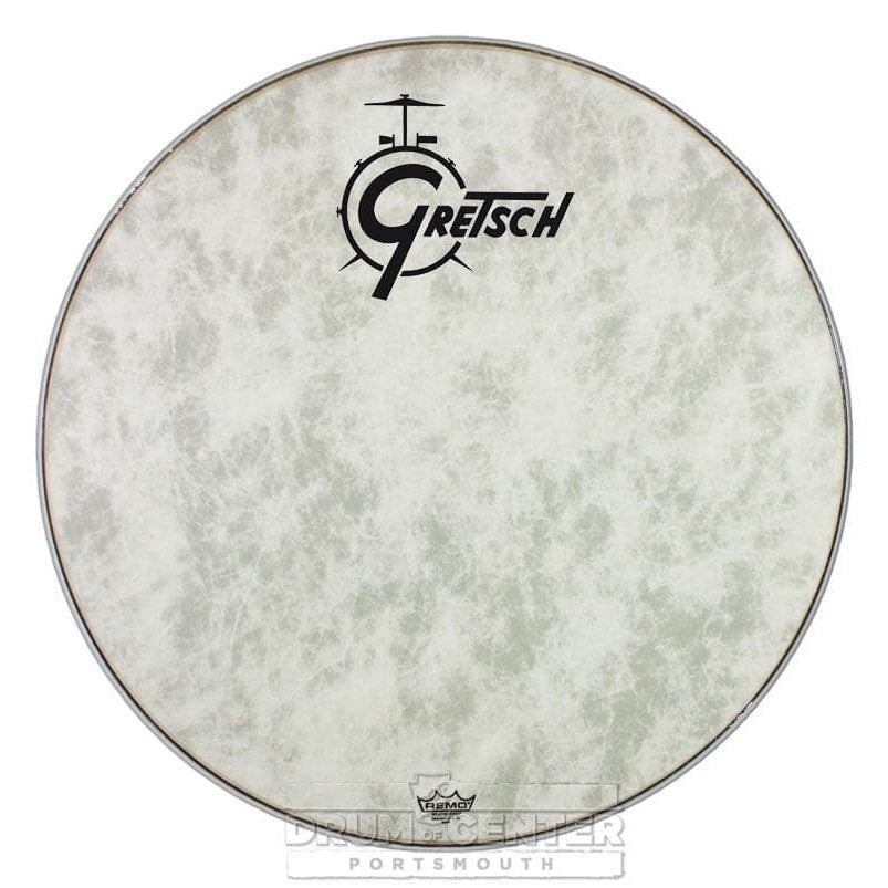 Gretsch Permatone Fiberskyn Bass Drumhead 18" w/Center Logo