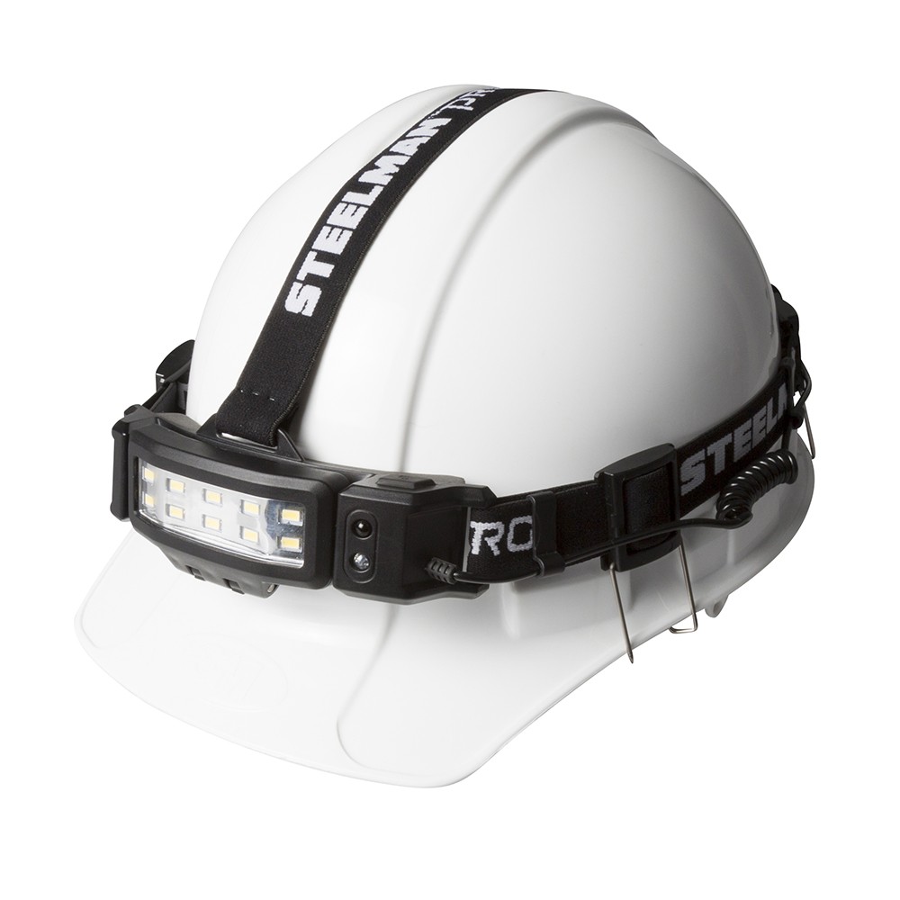 Steelman PRO 78834 250 Lumens Slim Profile Rechargeable Multi-Mode LED Headlamp