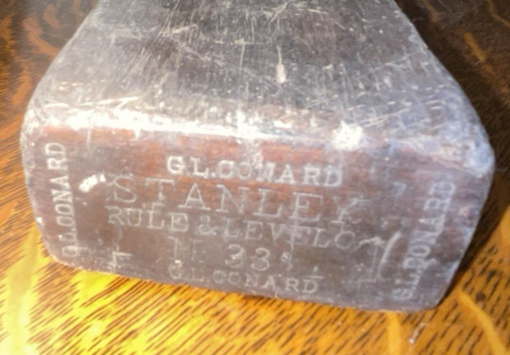 28" ANTIQUE~ STANLEY PLANE~GL CONARD XL #33~ MISSING BLADE