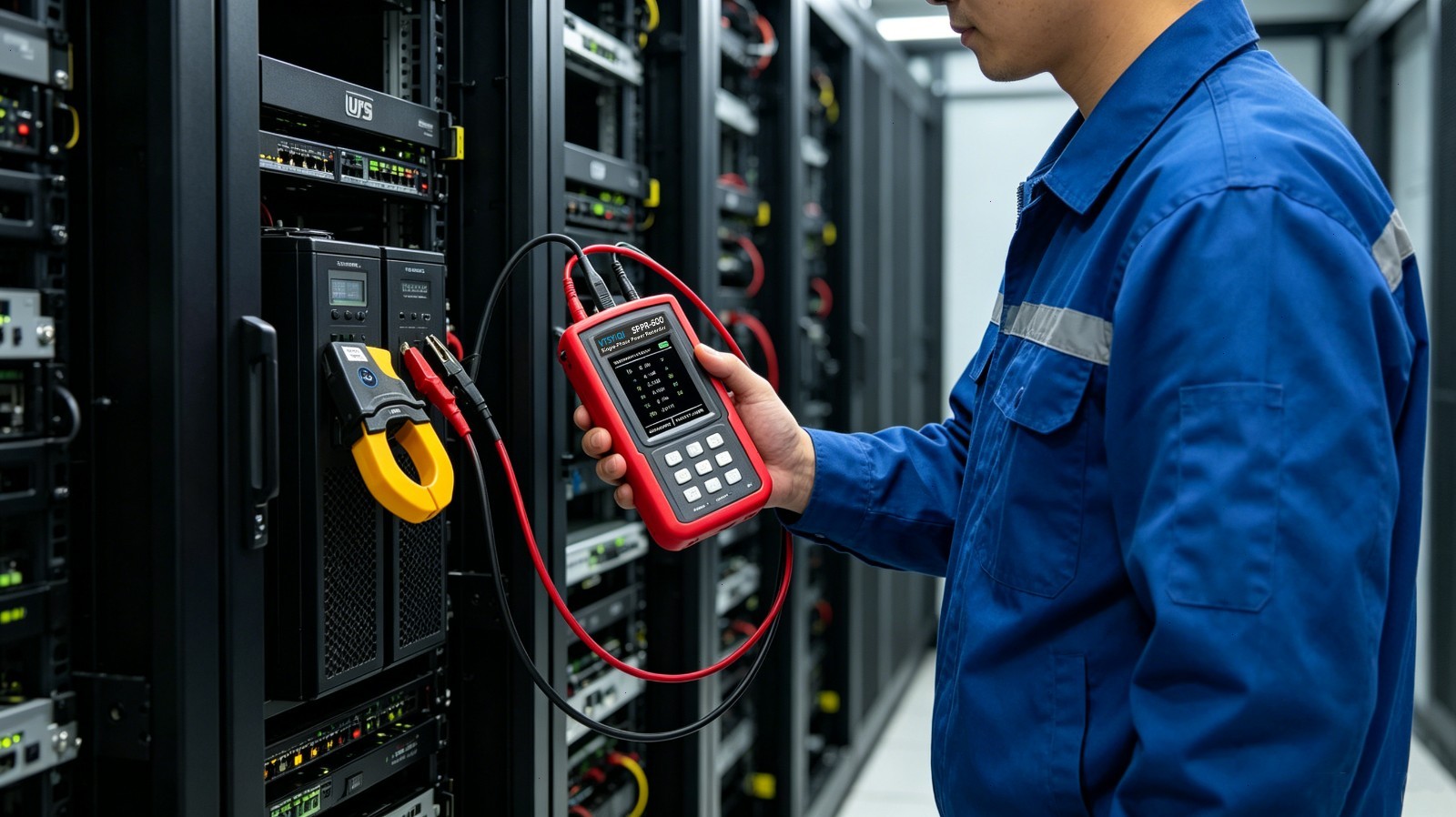 Single Phase Voltage Current Power Data Logger with Voltage Range 0.01V ~ 600V