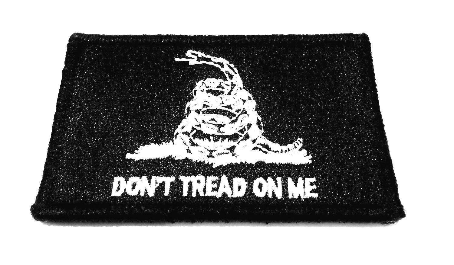 Tactical Military Dont Tread On Me  Black Gadsden flag DesignHook/loop patch