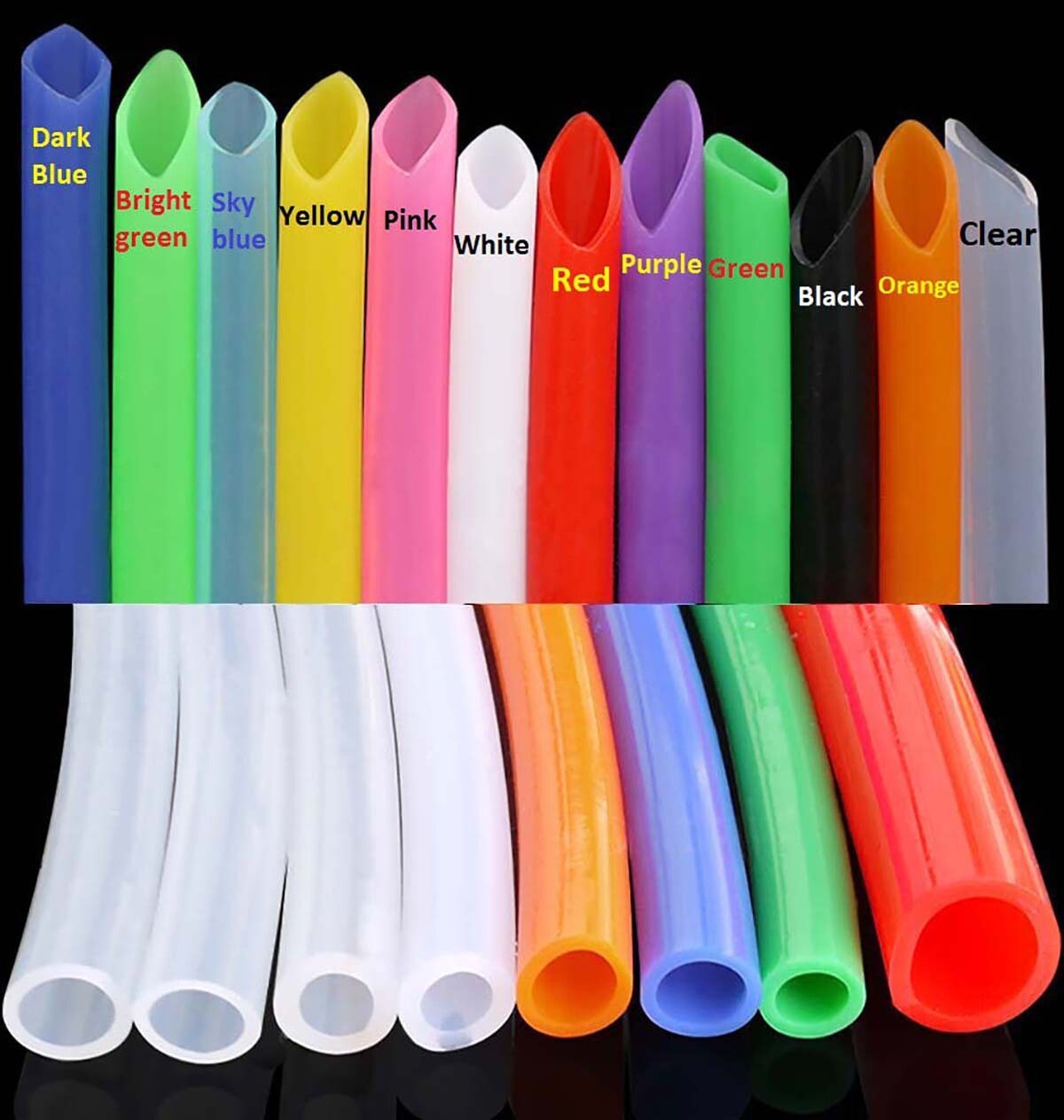 Silicone Hose Food Grade Silicone Hose 1mm 2 3 4 5 6 7 8 10 12 20 25mm
