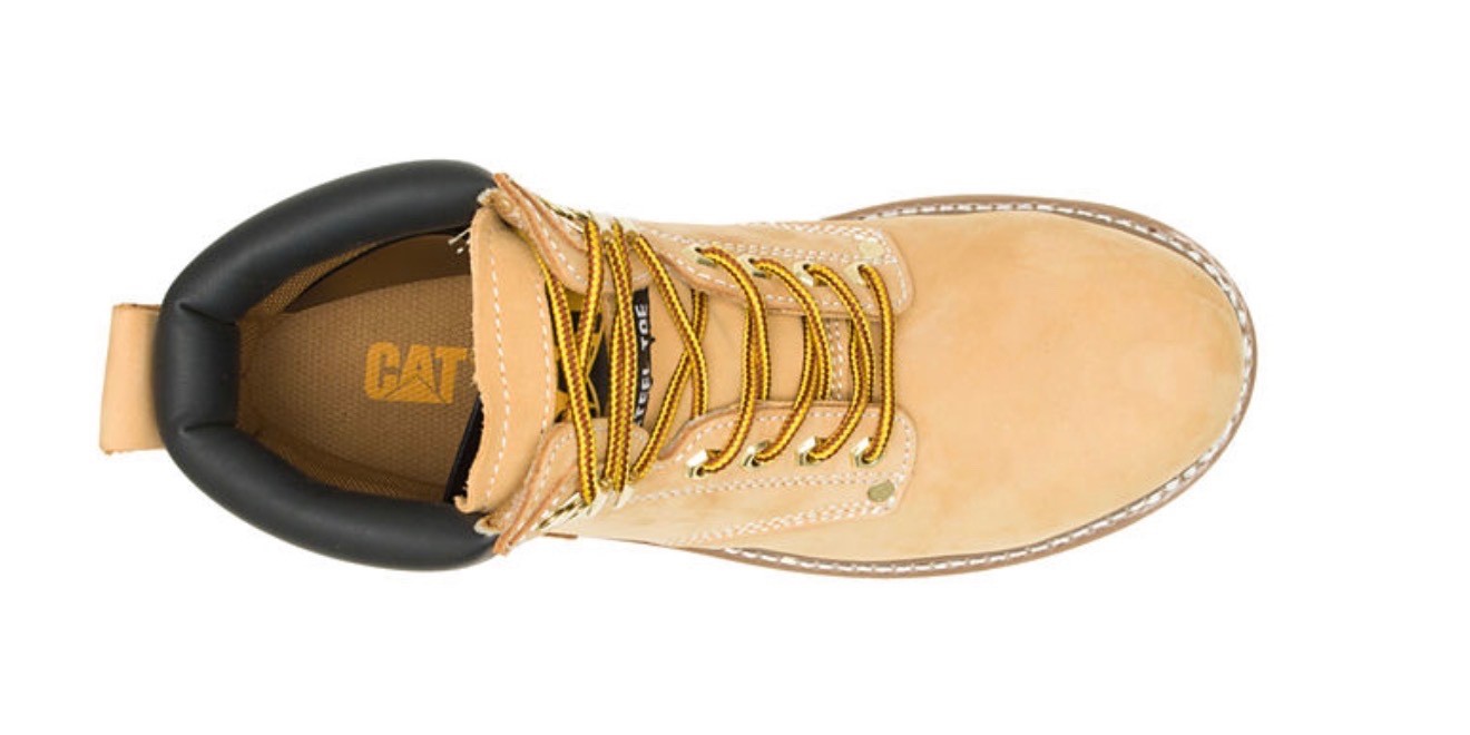Caterpillar Men's Second Shift Steel Toe Work Boot P89162 Honey Boots Medium Cat