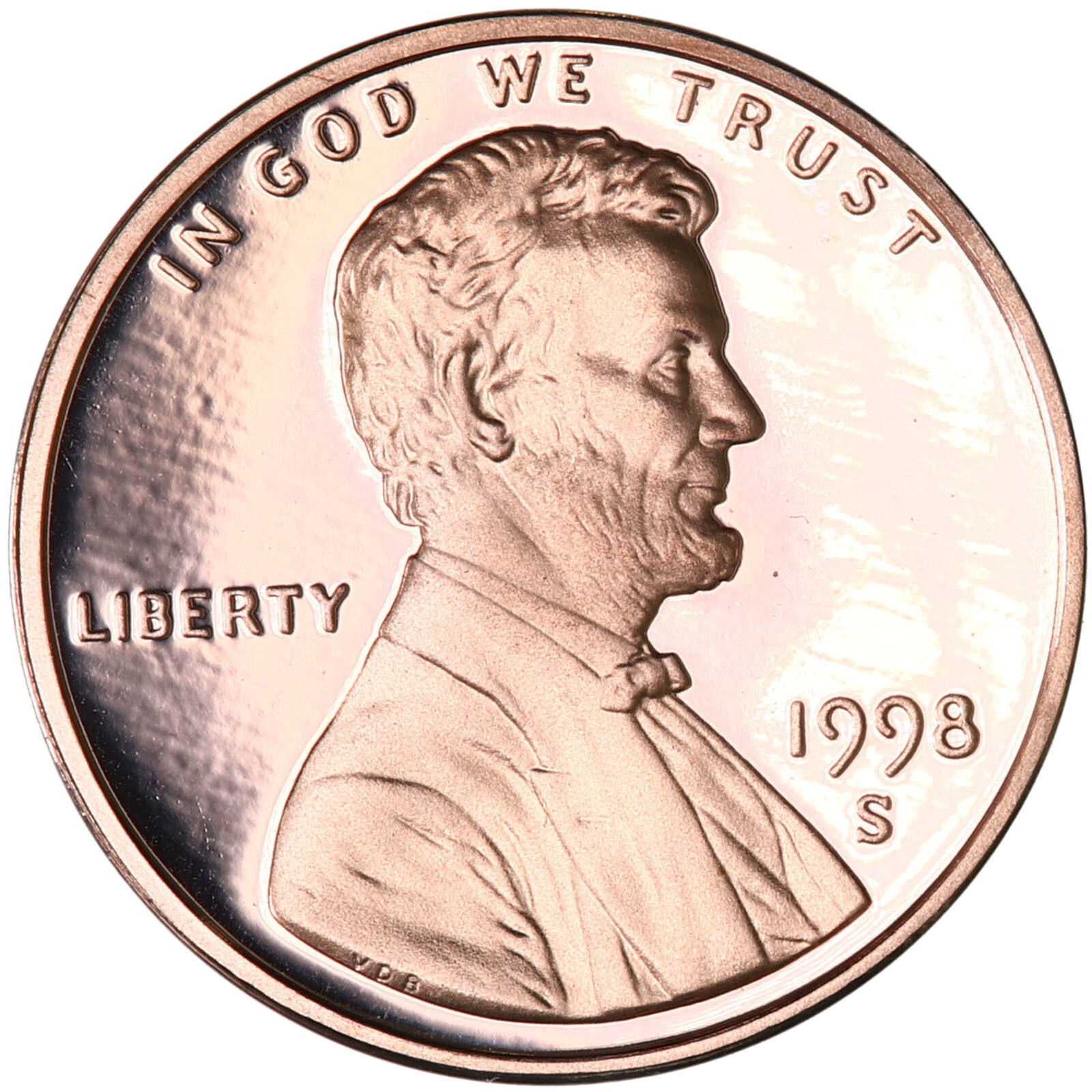 1998 S Lincoln Memorial Cent Gem Deep Cameo Proof Penny