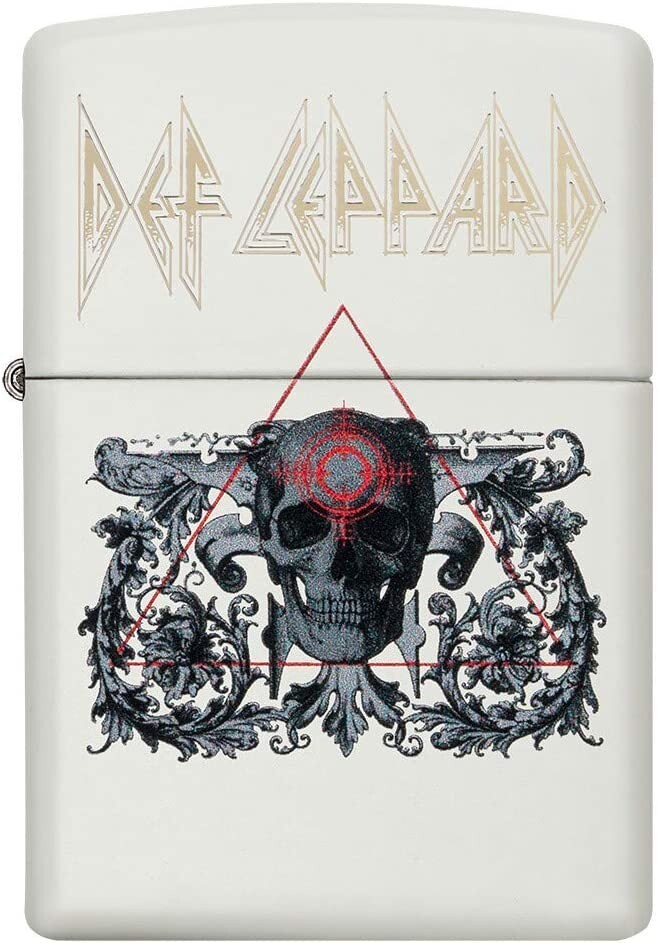 Zippo 49237 Def Leppard White Matte