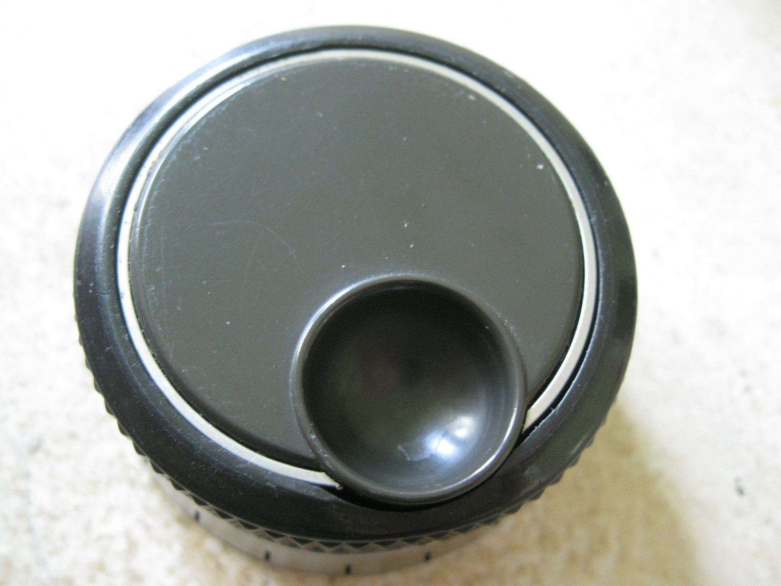 Kenwood Original TS-430S VFO knob with rubber grip ring in  Nice shape