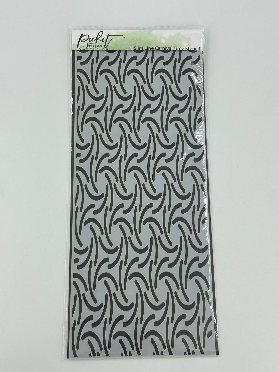 Picket Fence Studios SC-331 Slim Line Carnival Line Stencil Made in USA