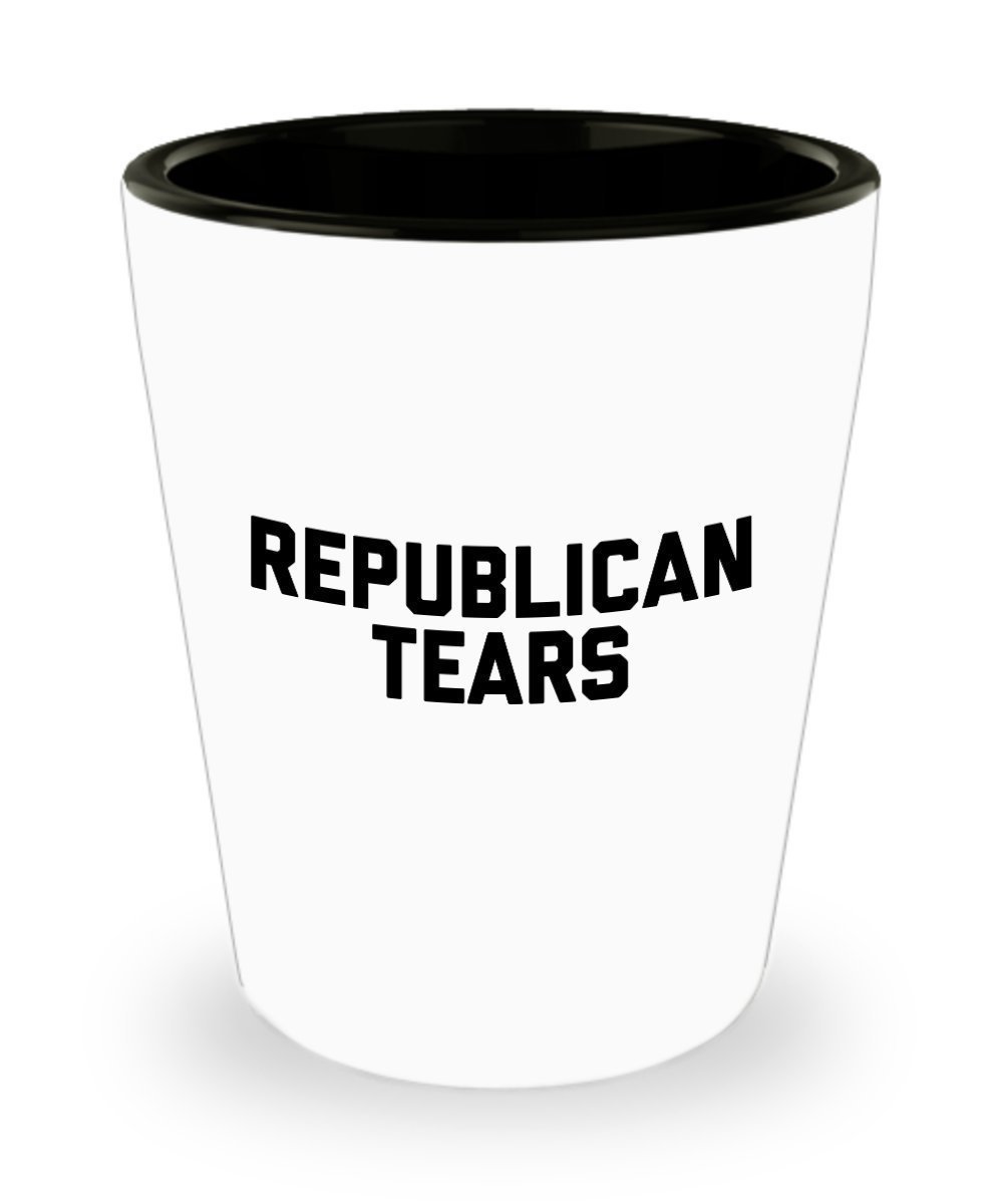 Republican Tears Shot Glass - Gifts for Republican Supporter