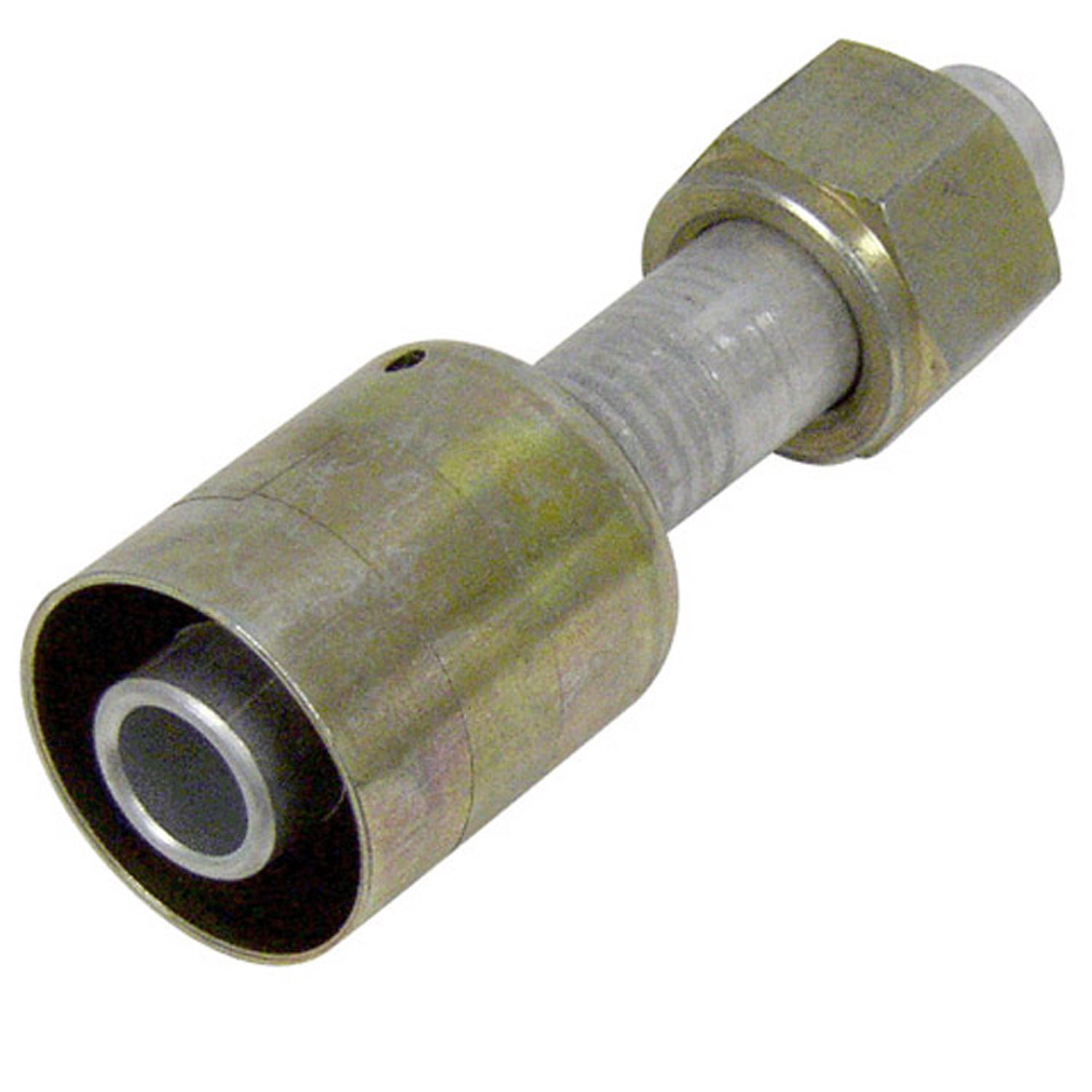 BEADLOCK A/C FITTING,STEP UP CRIMP,FEMALE O RING,STRAIGHT #10 NUT#12 HOSE BL1307