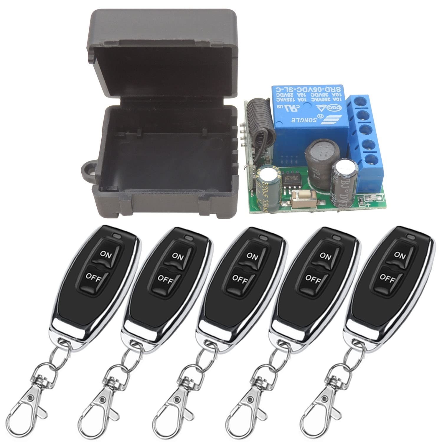 DieseRC Wireless Remote Control Switch 433Mhz 5V 12V 24V 1 Channel Radio Cont...