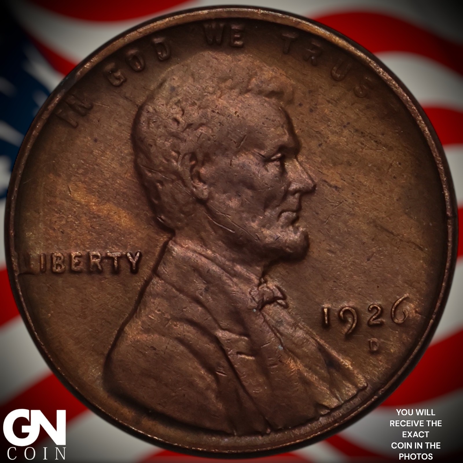 1926 D Lincoln Cent Wheat Penny A6719