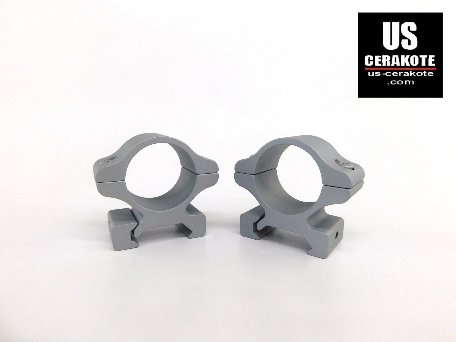 Leupold Rifleman Scope Rings 1" Medium Crushed Silver 55860